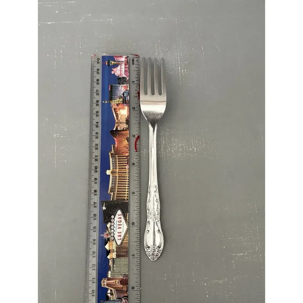 Oneida VENUS Stainless Flatware Dinner Fork Oneidacraft Floral Scroll Pattern